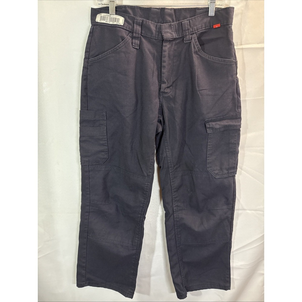 Bulwark FR Flame Resistant Cargo Work Pants Black Men 32x30